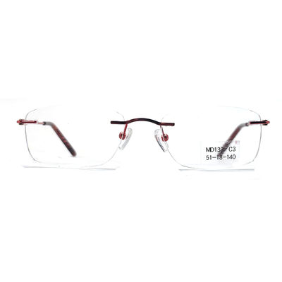 İyi bir fiyat. MD133 Kare Metal Optik Çerçeve Unisex Klasik Tasarım çevrimiçi