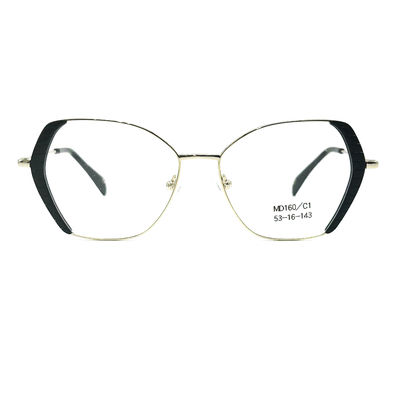 İyi bir fiyat. MD160 Kare Paslanmaz Çelik Unisex Optik Metal Çerçeve çevrimiçi