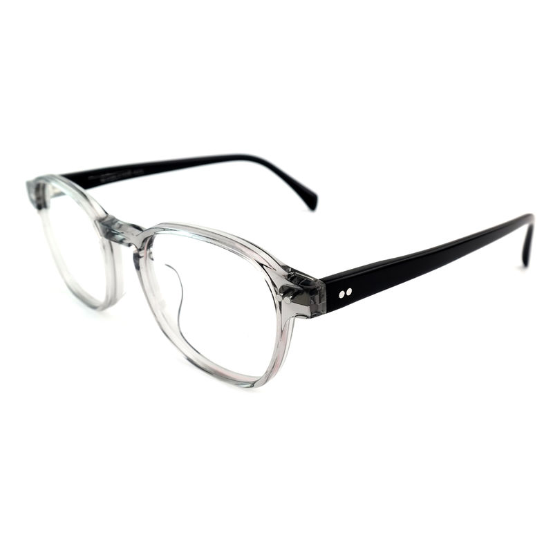FP2616 Moda Asetat Optik Çerçeve Unisex Tam Kenar Yuvarlak Özel Renk