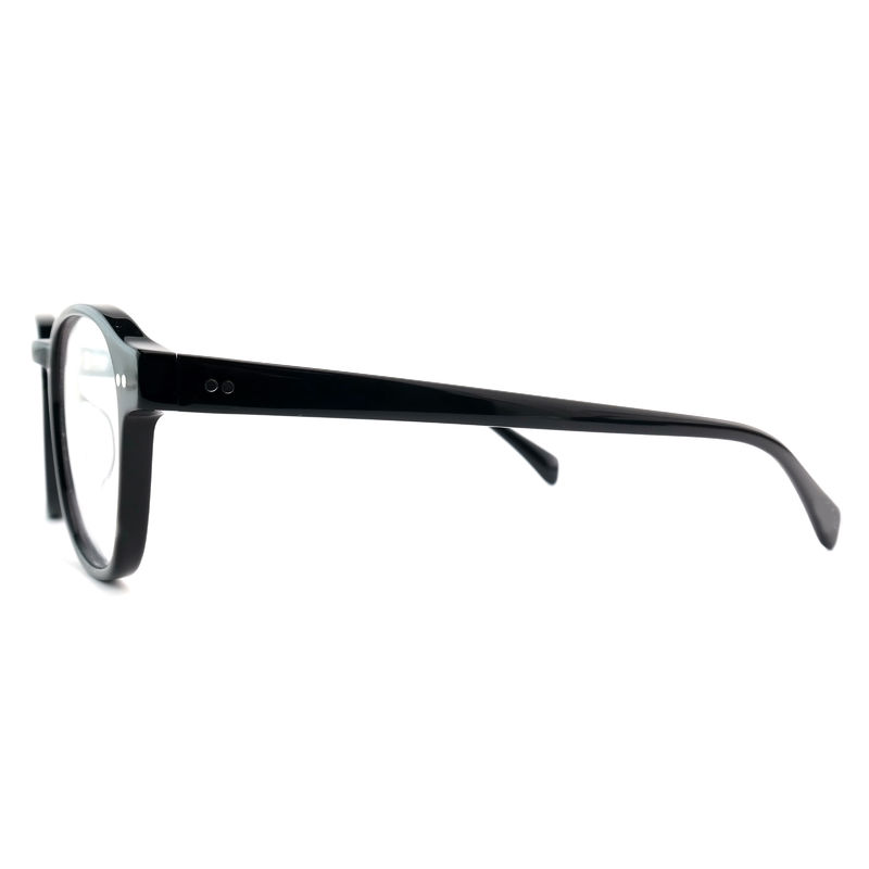 FP2616 Moda Asetat Optik Çerçeve Unisex Tam Kenar Yuvarlak Özel Renk