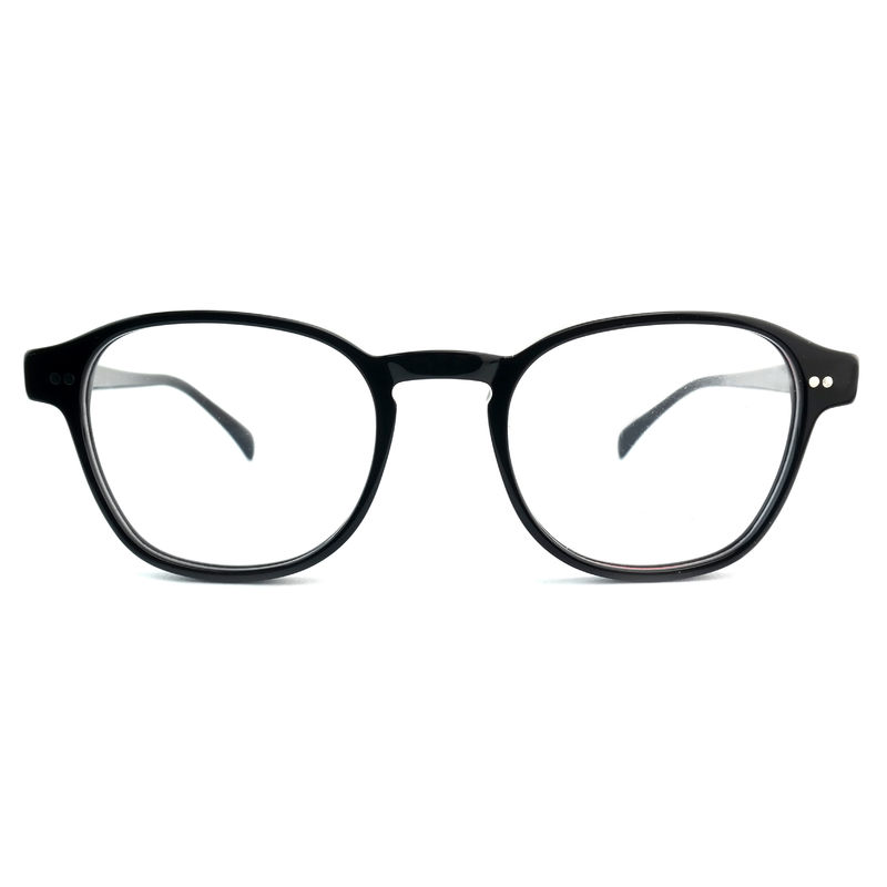 FP2616 Moda Asetat Optik Çerçeve Unisex Tam Kenar Yuvarlak Özel Renk