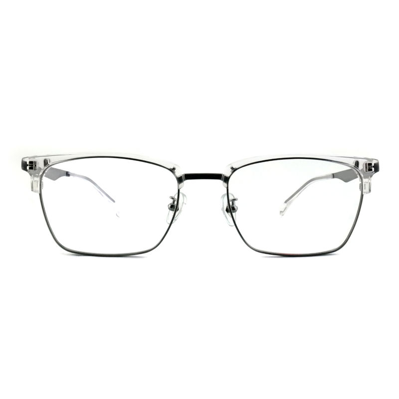 FP2648 Klasik Asetat Metal Gözlükler Vintage Kare Unisex Çerçeve Gözlükler
