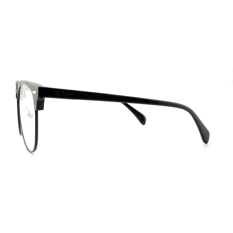 FP2648 Klasik Asetat Metal Gözlükler Vintage Kare Unisex Çerçeve Gözlükler