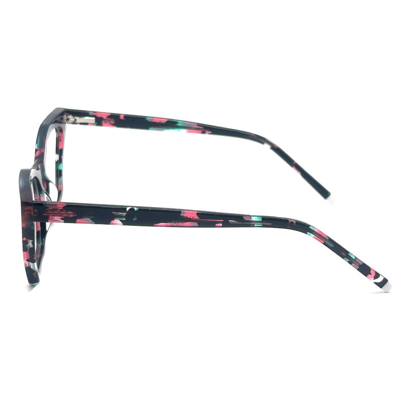 AD183 Tüm Gün Konforu için Şık Asetat Optik Çerçeve Optik Gözlük Gözlük
