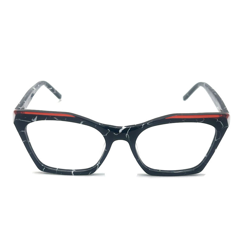 AD183 Tüm Gün Konforu için Şık Asetat Optik Çerçeve Optik Gözlük Gözlük