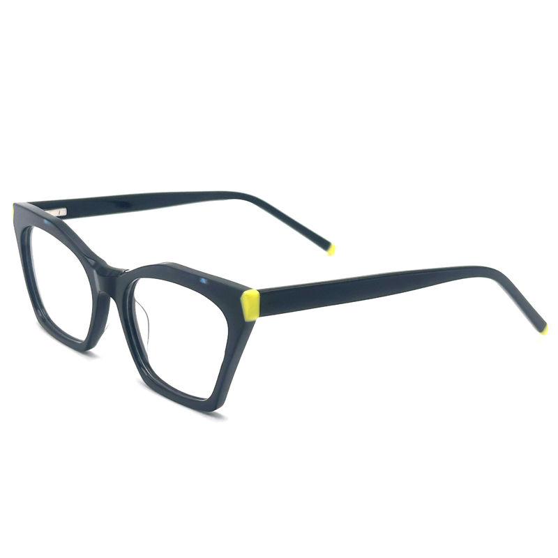 AD183 Tüm Gün Konforu için Şık Asetat Optik Çerçeve Optik Gözlük Gözlük