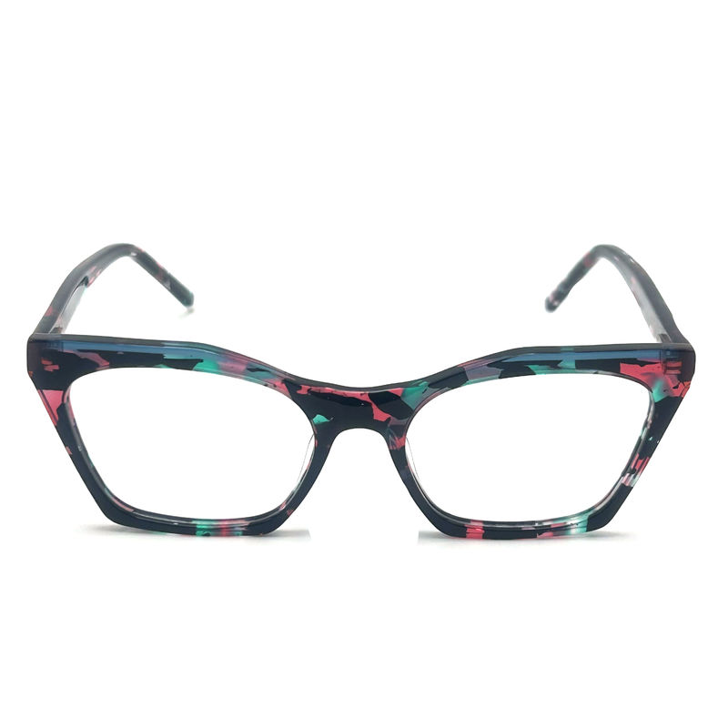AD183 Tüm Gün Konforu için Şık Asetat Optik Çerçeve Optik Gözlük Gözlük