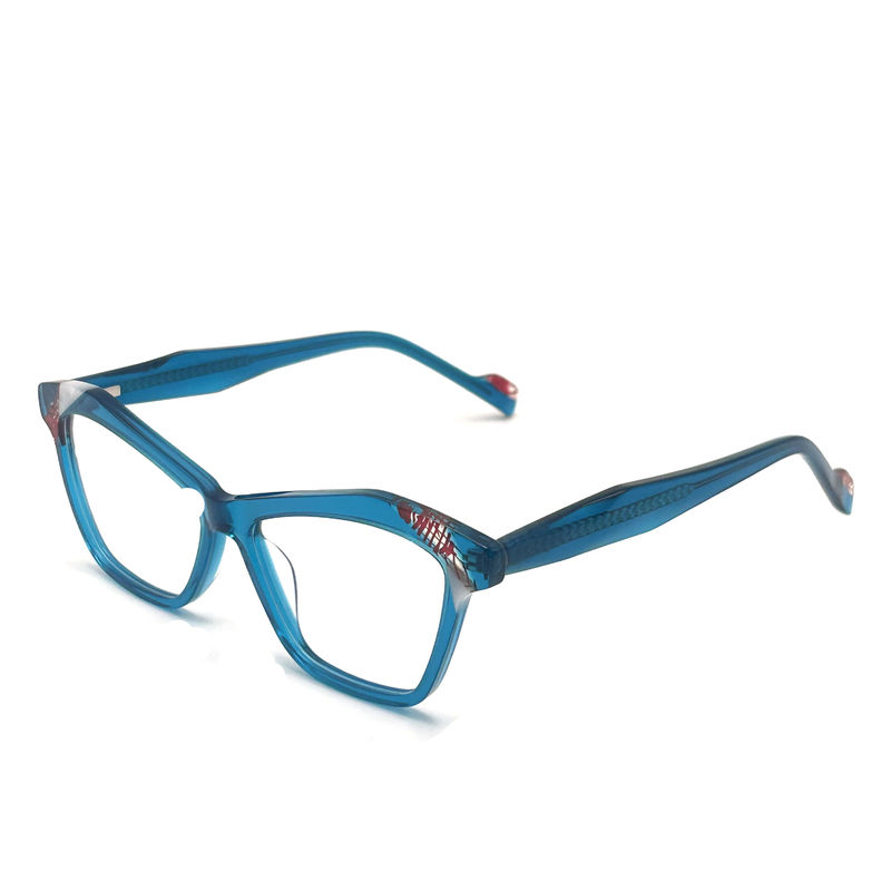 AD185 Tüm Gün Konforu için Şık Asetat Optik Çerçeve Optik Gözlük Gözlük
