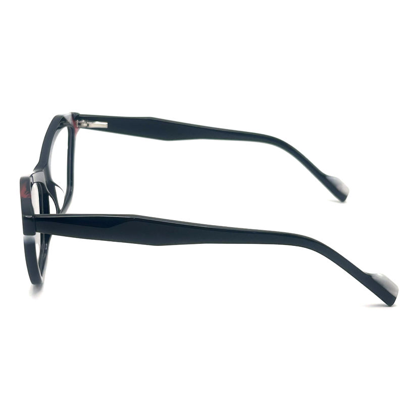 AD185 Tüm Gün Konforu için Şık Asetat Optik Çerçeve Optik Gözlük Gözlük