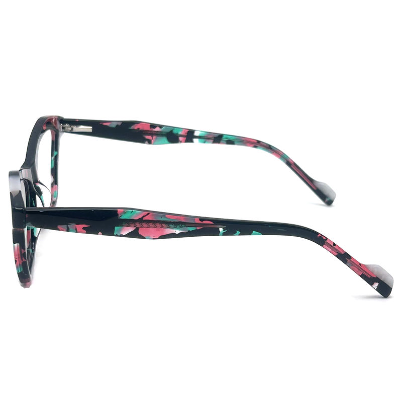 AD185 Tüm Gün Konforu için Şık Asetat Optik Çerçeve Optik Gözlük Gözlük