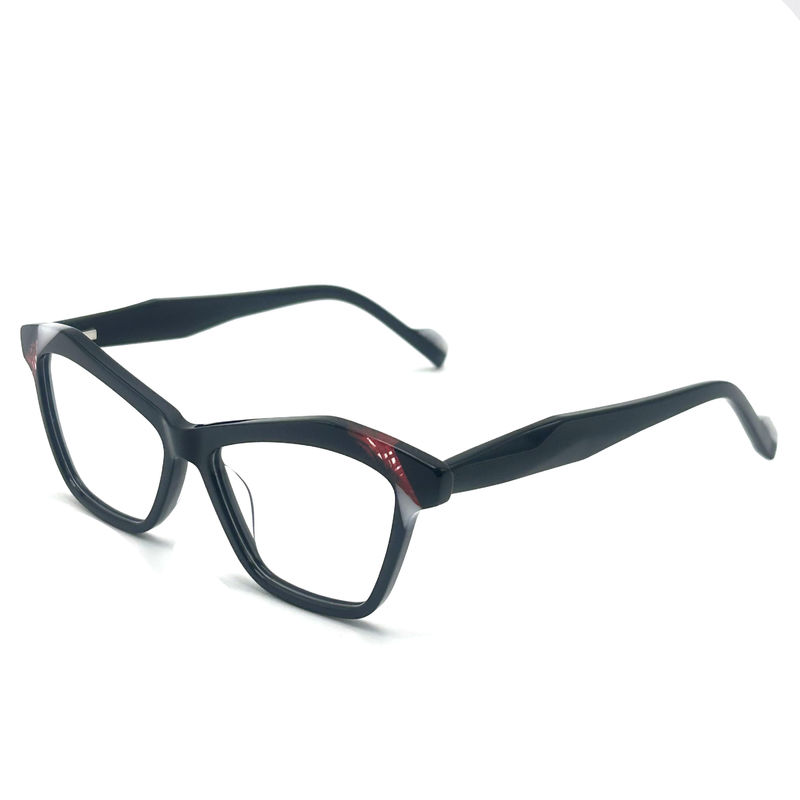 AD185 Tüm Gün Konforu için Şık Asetat Optik Çerçeve Optik Gözlük Gözlük