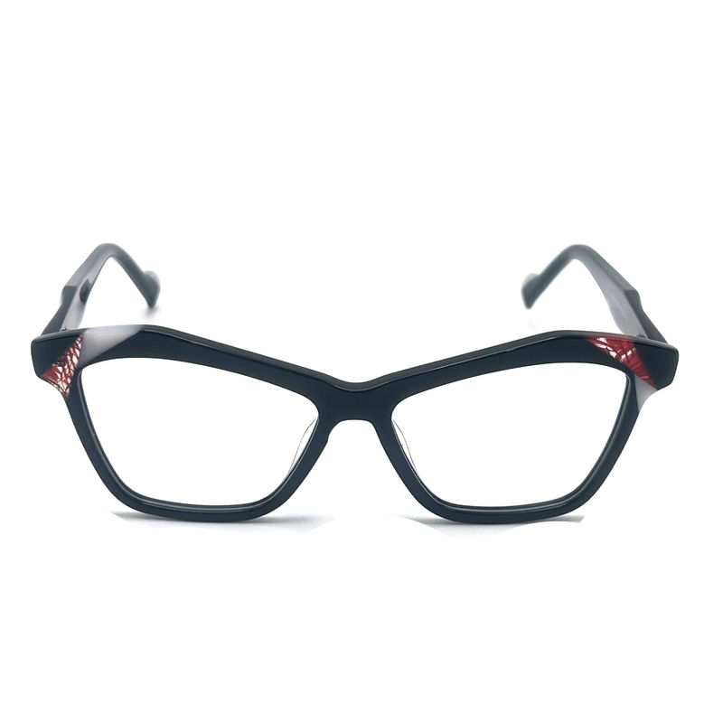 AD185 Tüm Gün Konforu için Şık Asetat Optik Çerçeve Optik Gözlük Gözlük