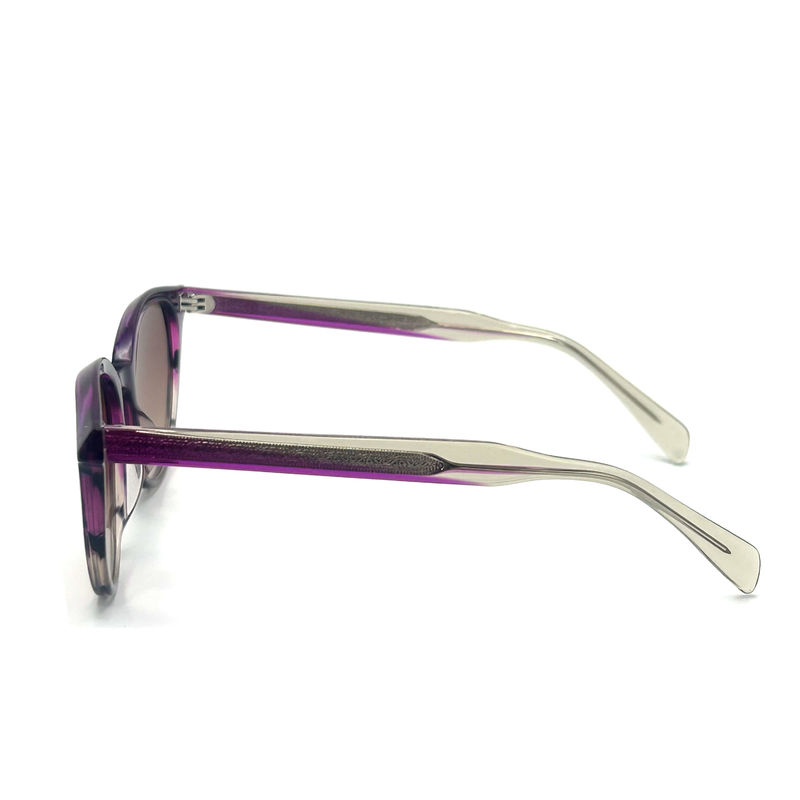 AS065 Modern UV koruması için CR 39 lens malzemesi ile asetat çerçeve güneş gözlüğü