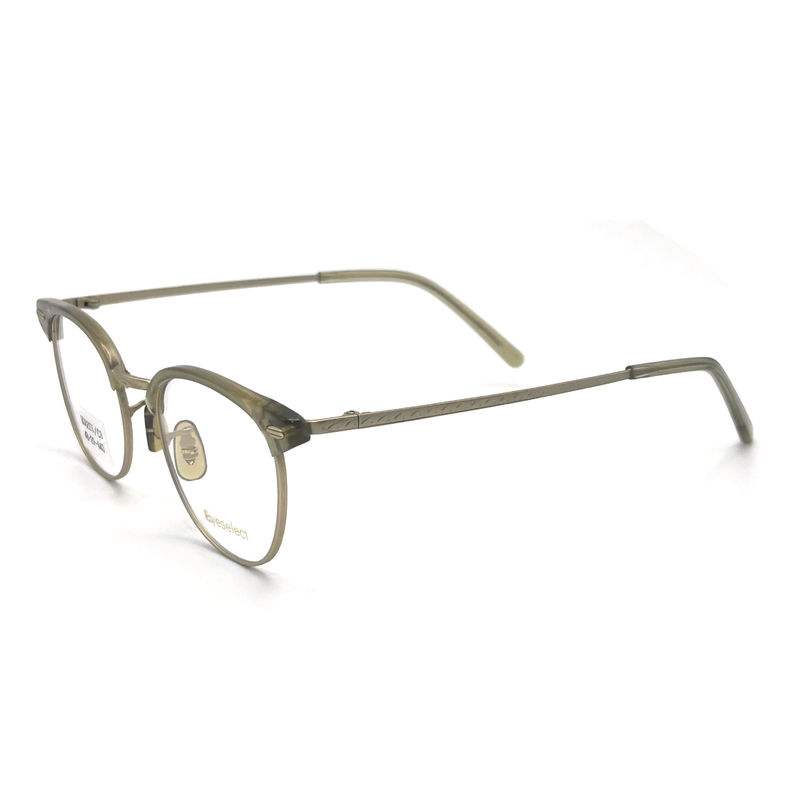 BD022T Moda Asetat Metal Çerçeveleri ve Vintage Tarzı