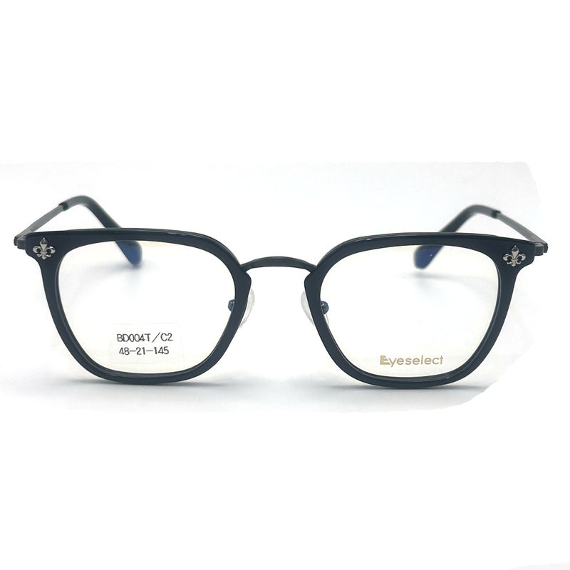 BD004T Erkekler İçin Vintage Tarzı Asetat Metal Çerçeveler - Moda Gözlükleri