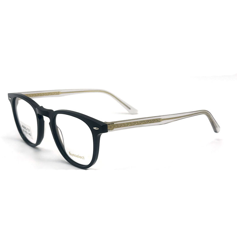 AD015 Moda İleri Görünümleri İçin Özel Özelliklere Sahip Yuvarlak Asetat Optik Çerçeve