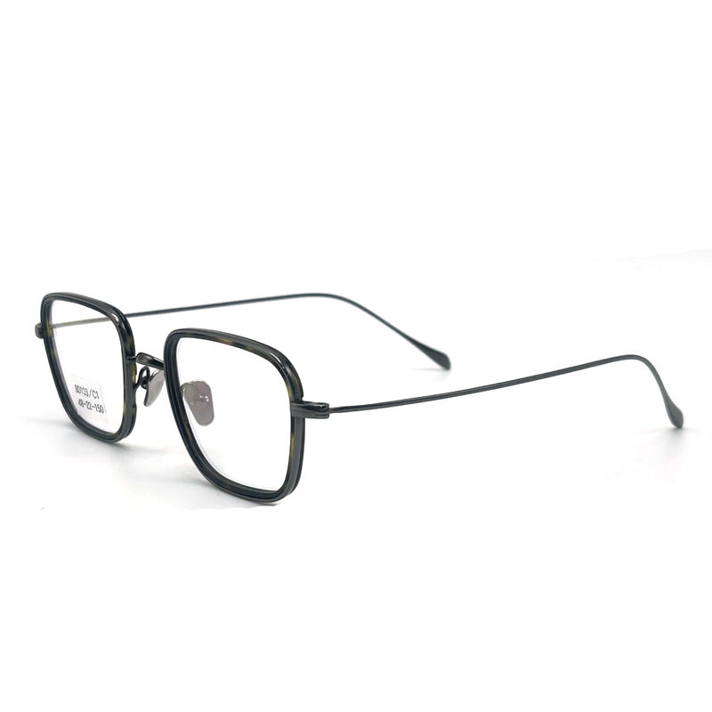 BD103 Özel Çerçeve Renk kare asetat metal çerçeveler - Üst Kalite