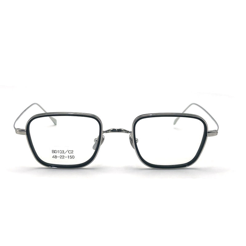BD103 Özel Çerçeve Renk kare asetat metal çerçeveler - Üst Kalite