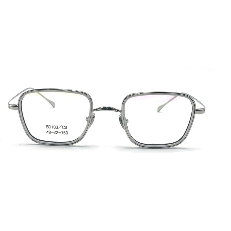 BD103 Özel Çerçeve Renk kare asetat metal çerçeveler - Üst Kalite