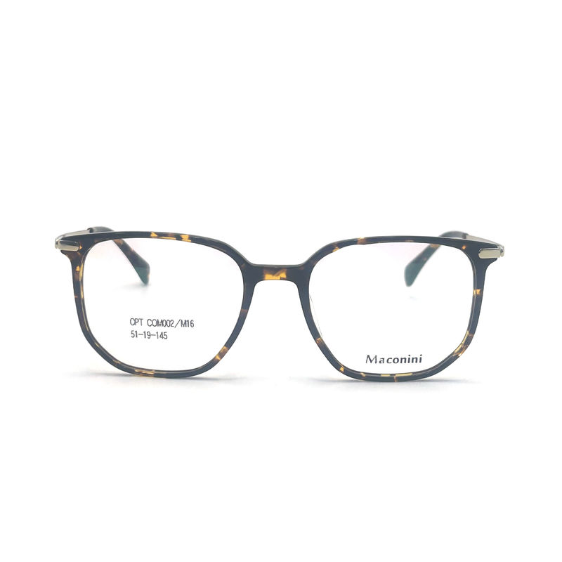 OPT COM002 Heng Yang Optical reçeteli giyim için tasarlanmış asetat optik çerçeve sunar