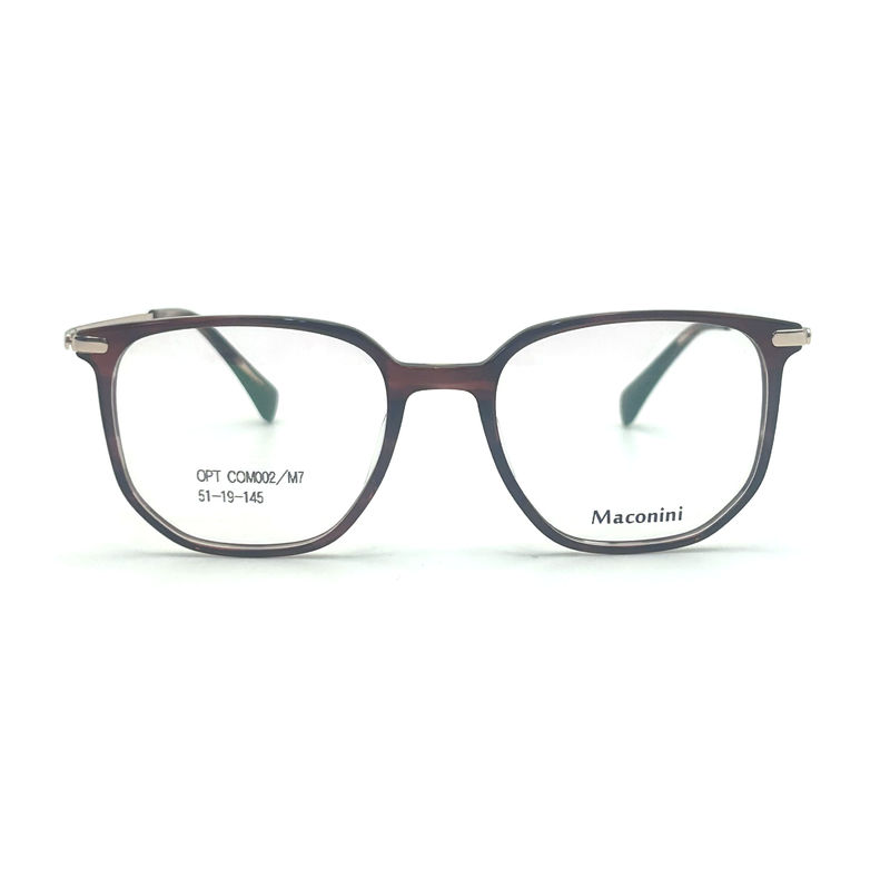OPT COM002 Heng Yang Optical reçeteli giyim için tasarlanmış asetat optik çerçeve sunar
