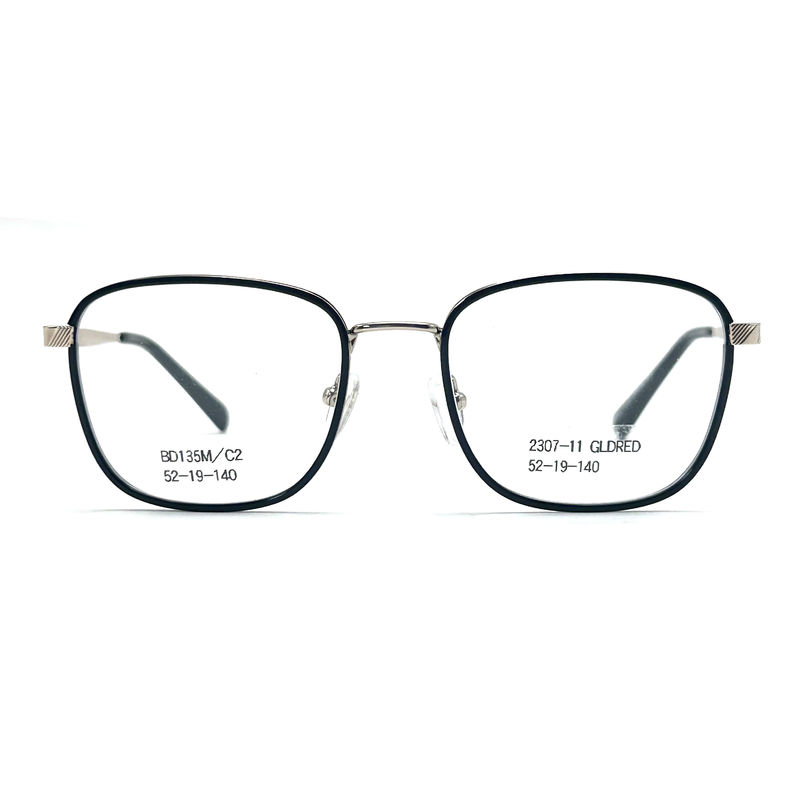 BD135M Özel Çerçeve Rengi Cinsiyet ve Çerçeve Rengi ile Unisex Asetat Metal Çerçeveler