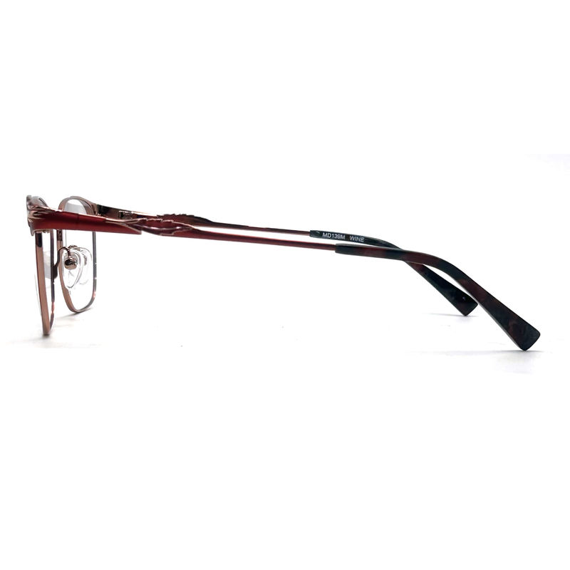 MD139M Kadın Metal Optik Çerçeveleri 53-16-140 Boyutlu Moda Görünümü