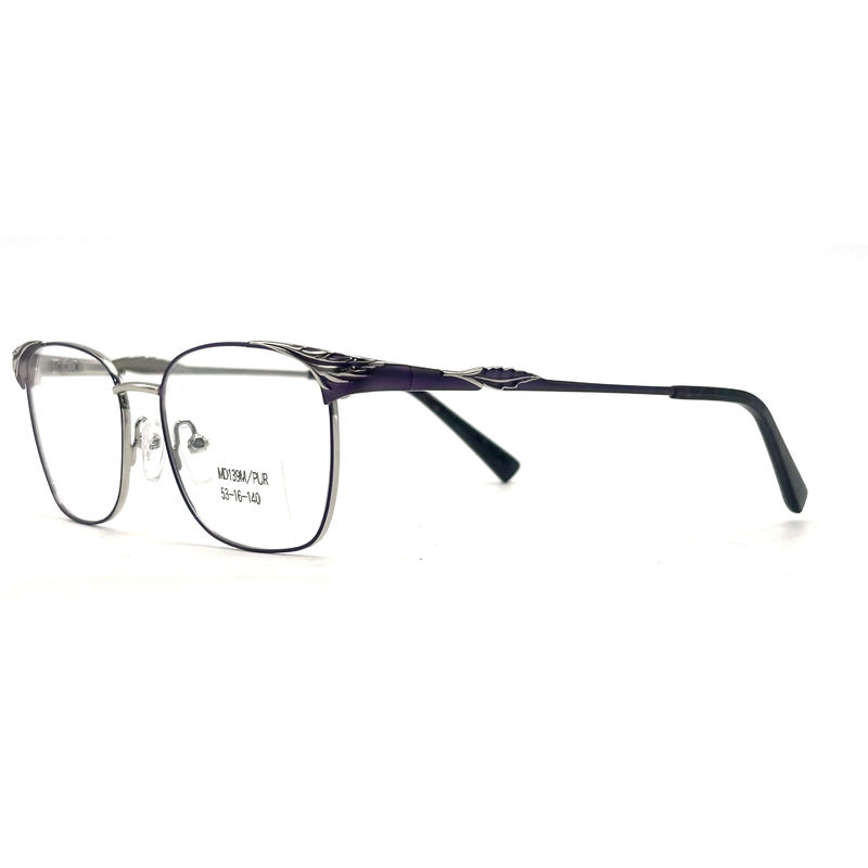 MD139M Kadın Metal Optik Çerçeveleri 53-16-140 Boyutlu Moda Görünümü