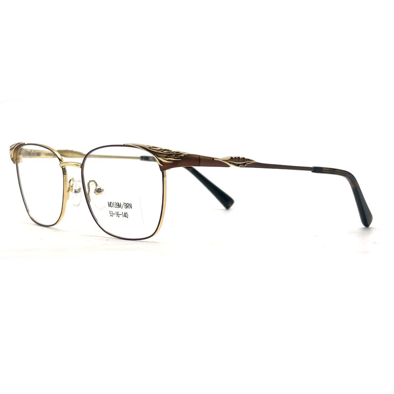 MD139M Kadın Metal Optik Çerçeveleri 53-16-140 Boyutlu Moda Görünümü