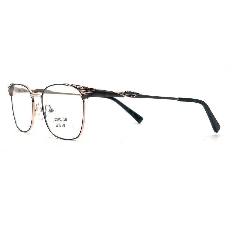 MD139M Kadın Metal Optik Çerçeveleri 53-16-140 Boyutlu Moda Görünümü