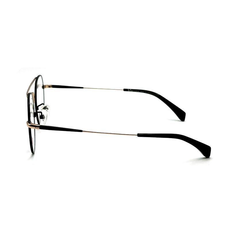 FM3221 Yuvarlak Unisex Paslanmaz Çelik Optik Çerçeveler 50-20-142 Çerçeve Boyutu ile