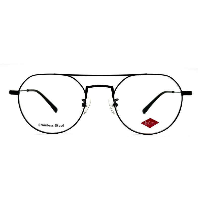 FM3221 Yuvarlak Unisex Paslanmaz Çelik Optik Çerçeveler 50-20-142 Çerçeve Boyutu ile