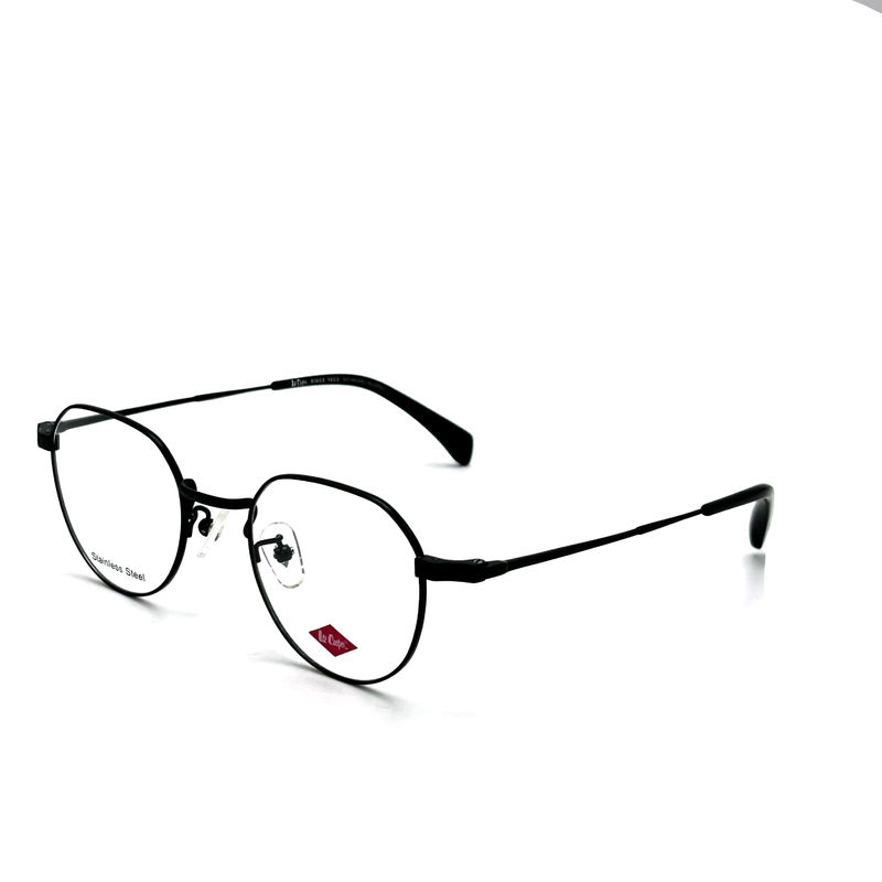 FM3222 Kare Unisex Paslanmaz Çelik Optik Metal Çerçeve Boyutu 46-21-142