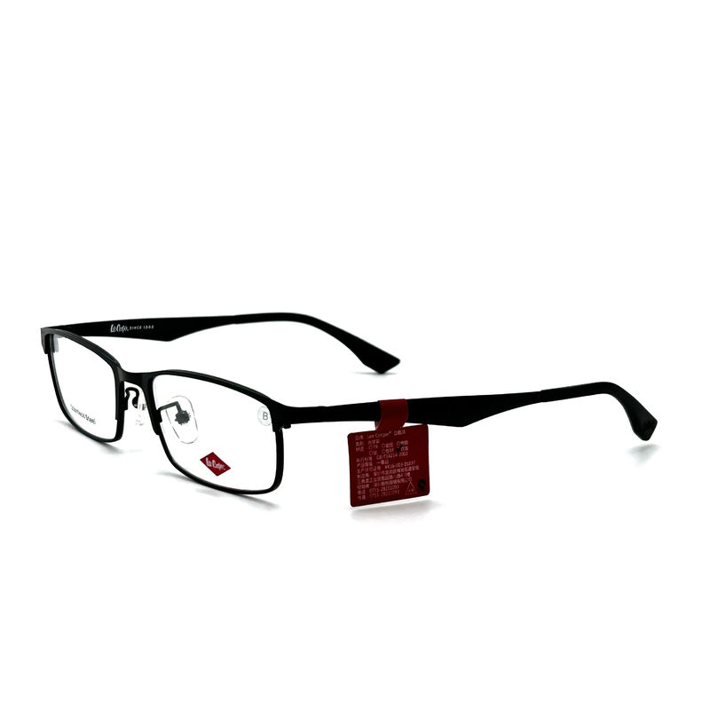 FM7077 Dikdörtgen Paslanmaz Çelik Optik Çerçeveler 54-17-140 140 mm uzunluğundaki büyüklük