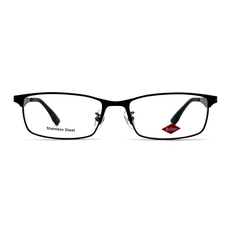 FM7077 Dikdörtgen Paslanmaz Çelik Optik Çerçeveler 54-17-140 140 mm uzunluğundaki büyüklük