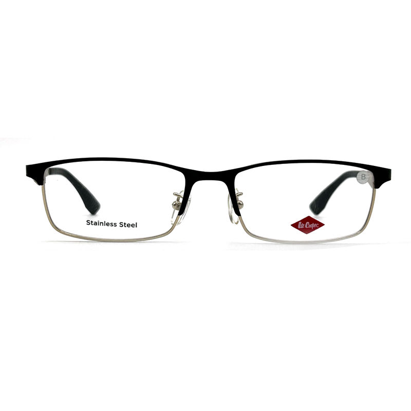 FM7077 Dikdörtgen Paslanmaz Çelik Optik Çerçeveler 54-17-140 140 mm uzunluğundaki büyüklük