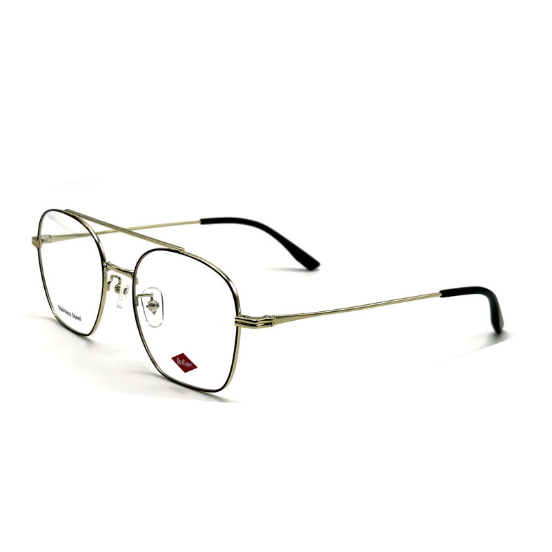 FM7112 Kare Unisex Optik Metal Çerçeve Paslanmaz Çelik Boyutu 53-20-145