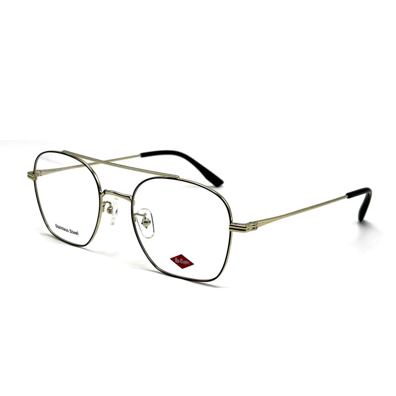 FM7112 Kare Unisex Optik Metal Çerçeve Paslanmaz Çelik Boyutu 53-20-145