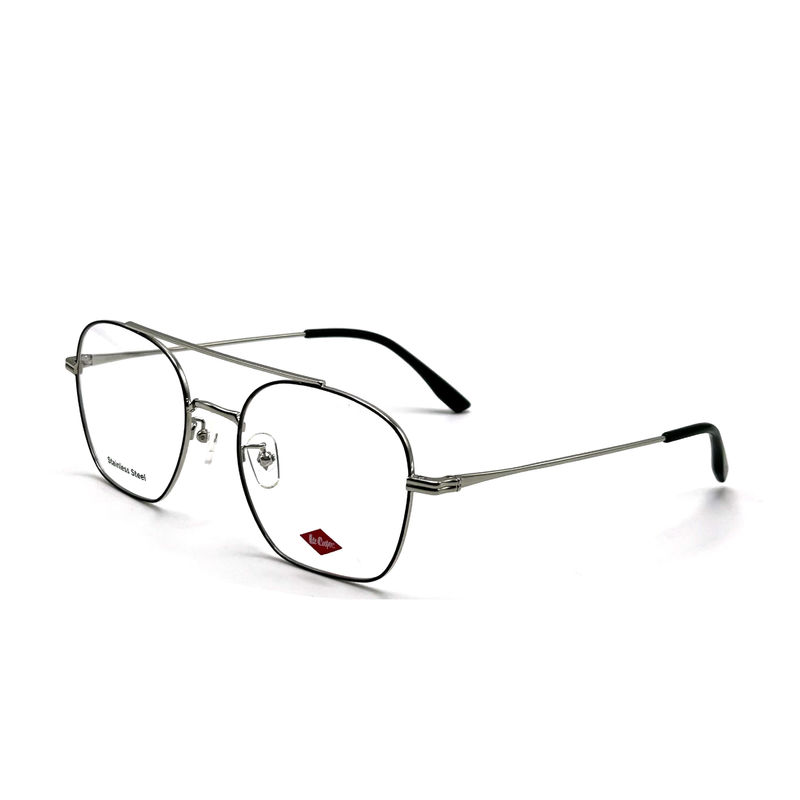 FM7112 Kare Unisex Optik Metal Çerçeve Paslanmaz Çelik Boyutu 53-20-145