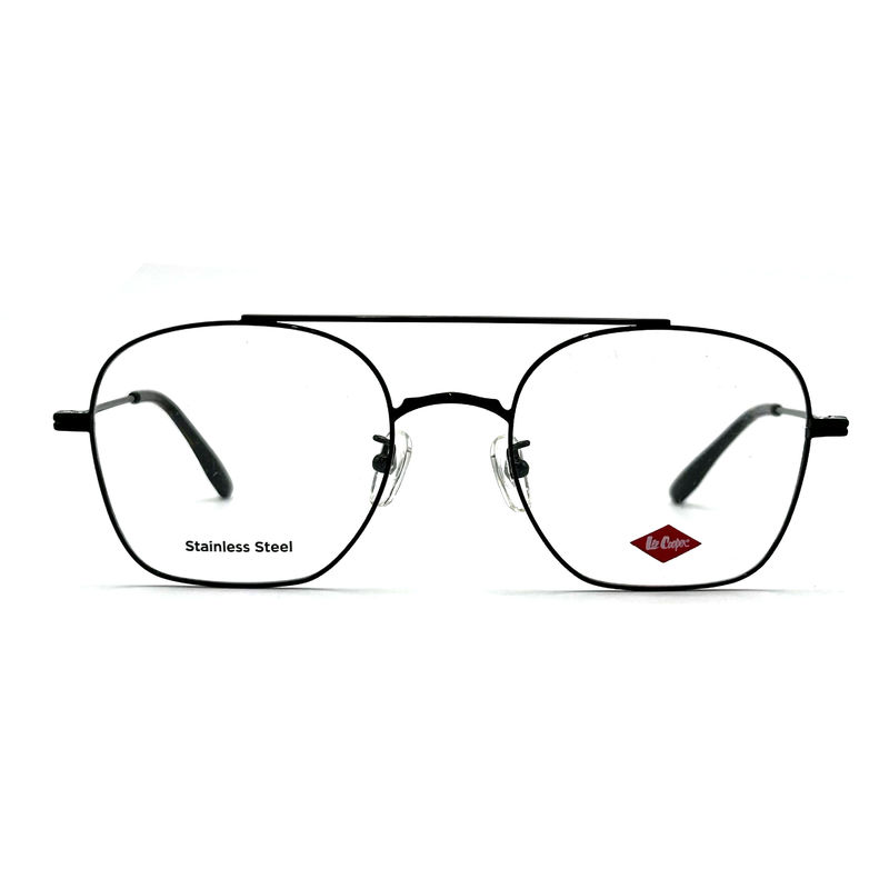 FM7112 Kare Unisex Optik Metal Çerçeve Paslanmaz Çelik Boyutu 53-20-145
