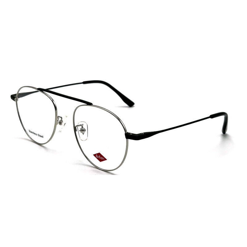 FM7115 Kadınlar paslanmaz çelik optik metal çerçeveler yuvarlak çerçeve şekliyle 50-19-142