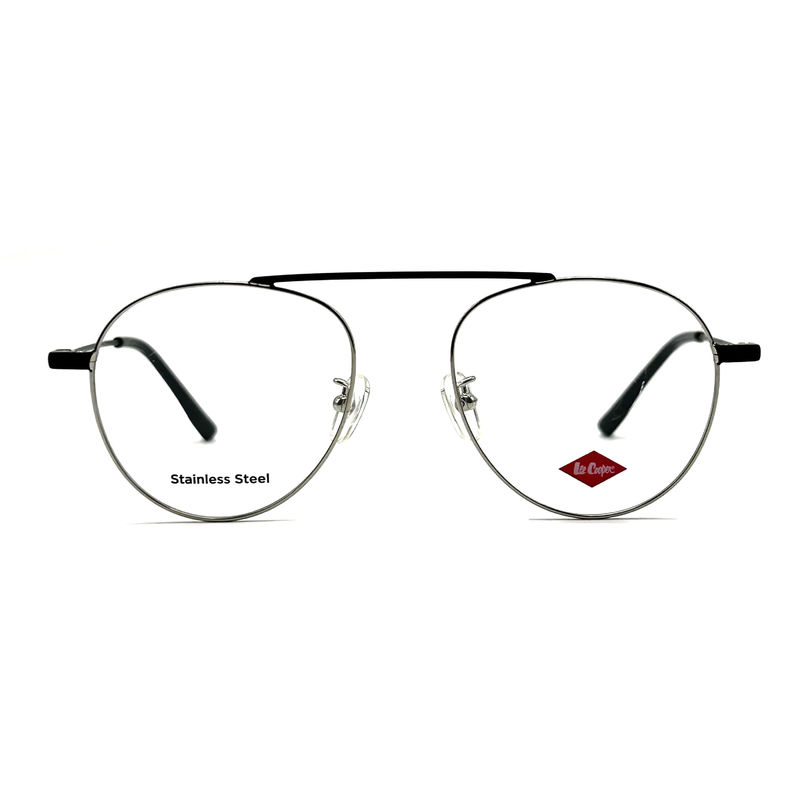 FM7115 Kadınlar paslanmaz çelik optik metal çerçeveler yuvarlak çerçeve şekliyle 50-19-142