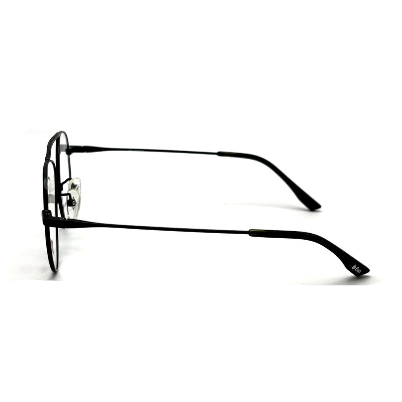 FM7115 Kadınlar paslanmaz çelik optik metal çerçeveler yuvarlak çerçeve şekliyle 50-19-142