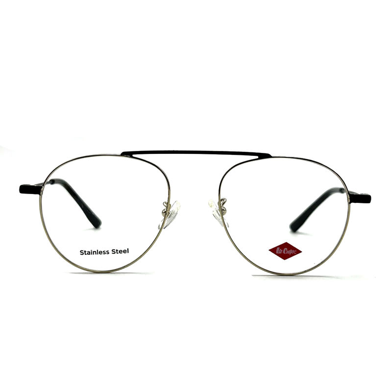 FM7115 Kadınlar paslanmaz çelik optik metal çerçeveler yuvarlak çerçeve şekliyle 50-19-142