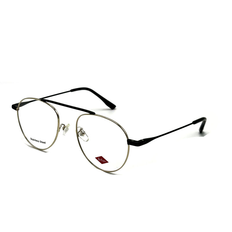 FM7115 Kadınlar paslanmaz çelik optik metal çerçeveler yuvarlak çerçeve şekliyle 50-19-142