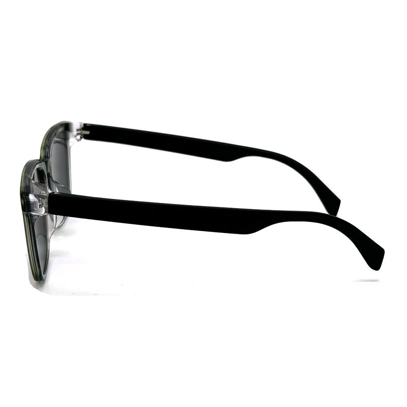AS110 100% UV koruması ve CR 39 lensli asetat çerçeveli unisex kare güneş gözlüğü