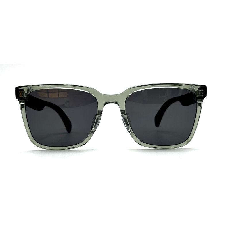 AS110 100% UV koruması ve CR 39 lensli asetat çerçeveli unisex kare güneş gözlüğü