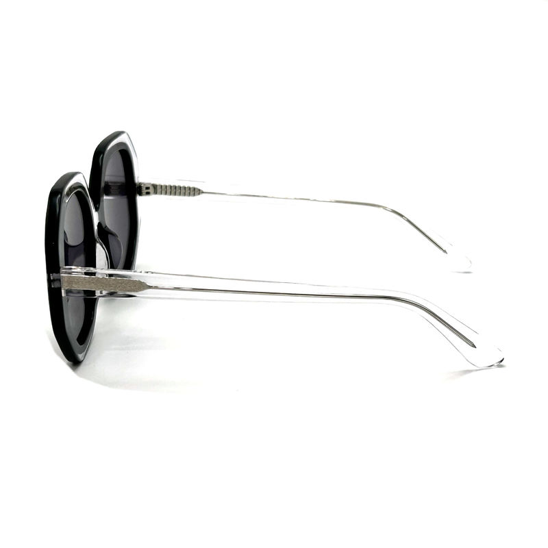 CR39 Unisex Acetate Çerçeve Güneş Gözlüğü % 100 UV Koruması-Model AS121,OEM / Özel Fabrika