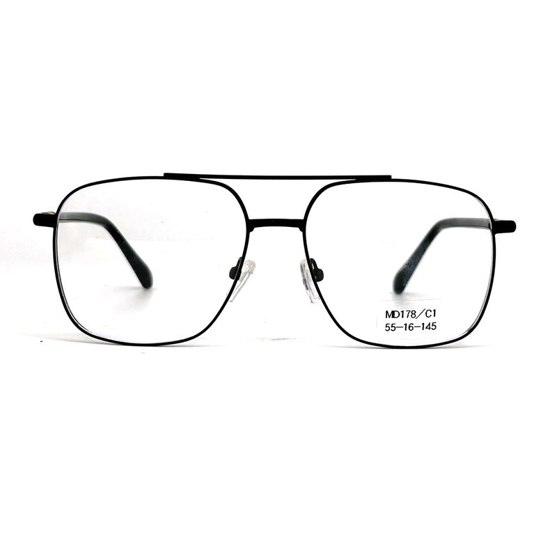 Mükemmel gözlüklere uygun yuvarlak metal optik çerçeveler Facory MD178